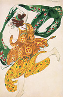 Costume d’une Béotienne pour le ballet Narcisse