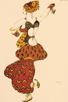 Costume d’une odalisque pour le ballet Shéhérazade