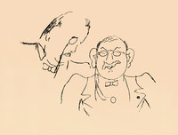 Jean Cocteau, Serge Diaghilev und Bakst