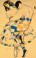 Mikhail Bobychov, Mikhail Fokine et Vera Fokina, Le Carnaval