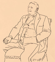 Pablo Picasso, Portrait of Leon Bakst
