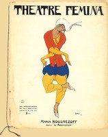 Plakat für Ballett L'Adoration, von Igor Strawinsky