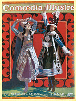 Königin Thamar und der Prinz im Ballett Thamar