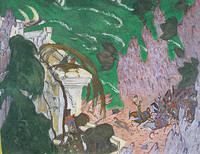 Valentin Serov, Dessin pour le rideau de Shéhérazade