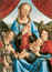 Leonardo da Vinci and Andrea del Verrocchio, The Madonna with the Child and Angels