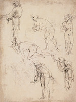 Six Studies of Naked or Draped Men