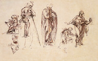 Studies for The Adoration of the Magi