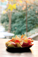 A Plate of Assorted Fresh Fruits