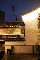 A Tranditional Chinese Building at Night