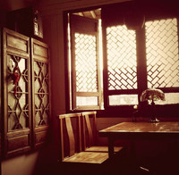 A Warm Afternoon in a Tranditional Chinese Teahouse