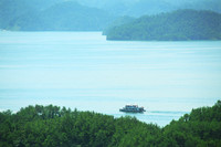 A boat in the Qiandao Lake