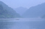 A foggy lake in China