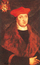 Porträt von Kardinal Albrecht von Brandenburg