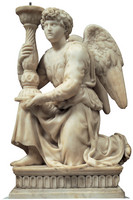 Angel Holding a Candelabra