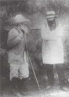 Fotografie von Camille Pissaro und Paul Cézanne