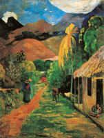 Path in Papeete (A Tahitian Street)