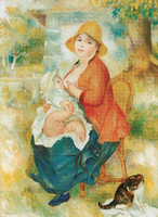 Mutterschaft - Das Kind an der Brust (Aline und Pierre), 3. Version