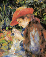 Mademoiselle Marie-Thérèse Durand-Ruel, nähend