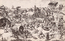 Johannes of Lucas van Doetechum, après Pieter I Brueghel l'Ancien, Fête villageoise avec théâtre