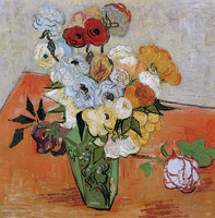 Roses et anémones, Auvers-sur-Oise