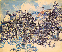 Alter Weinberg mit Bäuerin, Auvers-sur-Oise