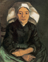 Paysanne assise avec coiffe blanche, Nuenen