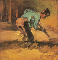 Campesino trabajando, La Haya