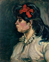 Portrait de femme de profil, Anvers