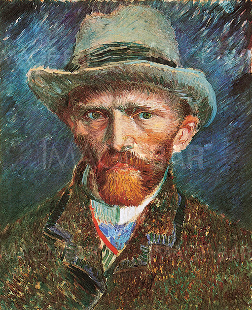 Self-Portrait in a Felt Hat, Paris