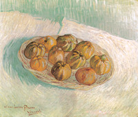 Stillleben mit Korb mit Äpfeln (zu Lucien Pissarro), Paris