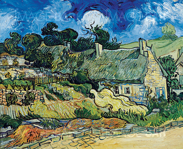 Thatched Cottages of Cordeville at Auvers-sur-Oise, Auvers-sur-Oise