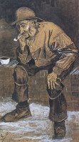 Old Fisherman seated