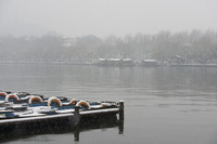 A Dock of the West Lake in Winter