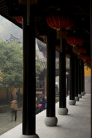 Pillars in the Temple of the Large Xinchang Buddha