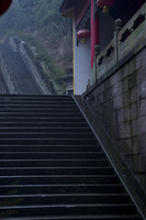 Rock Stairs in a Temple of China