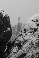 The Baochu Tower in Winter